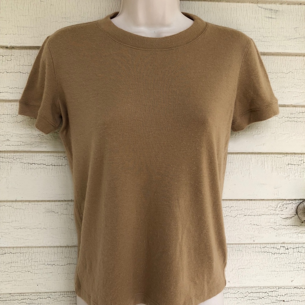 GIORGIO ARMANI 100%cashmere camel color sweater - Picture 4 of 7